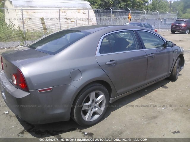 1G1ZA5E04AF104721 - 2010 CHEVROLET MALIBU LS Қоңыр фото 4