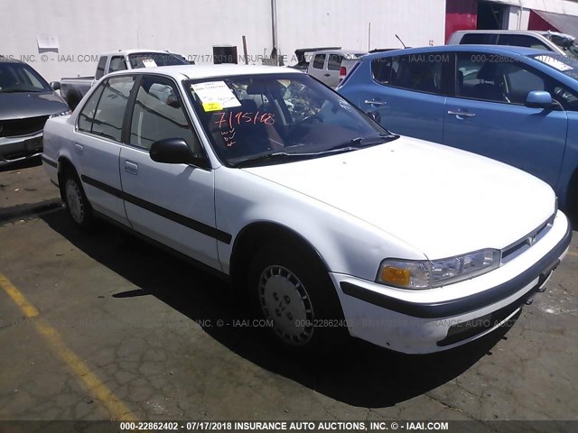 JHMCB7654LC096901 - 1990 HONDA ACCORD LX/EX WHITE photo 1