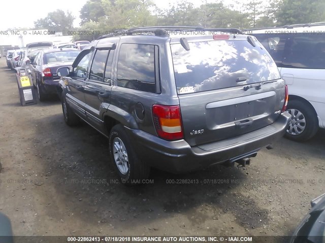 1J4GW48S34C351865 - 2004 JEEP GRAND CHEROKEE LAREDO/COLUMBIA/FREEDOM 灰色 照片 3