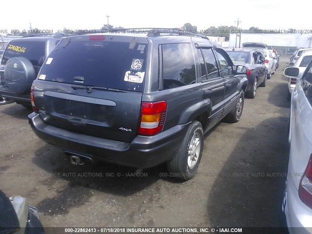 1J4GW48S34C351865 - 2004 JEEP GRAND CHEROKEE LAREDO/COLUMBIA/FREEDOM 灰色 照片 4