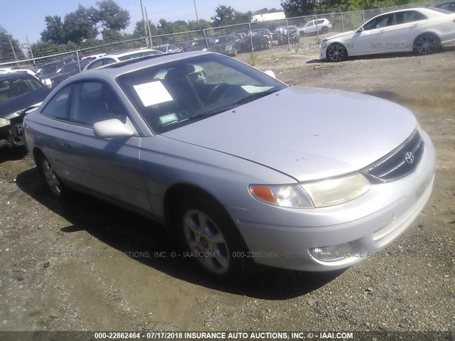 2T1CF22P5YC406987 - 2000 TOYOTA CAMRY SOLARA SE/SLE ვერცხლისფერი ფოტო 1