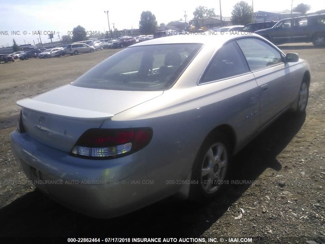 2T1CF22P5YC406987 - 2000 TOYOTA CAMRY SOLARA SE/SLE SILVER photo 4