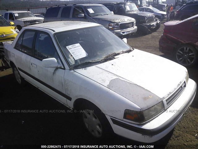 JM1BG226XM0262258 - 1991 MAZDA PROTEGE LX WHITE photo 1