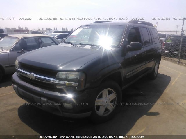 1GNES16S536135708 - 2003 CHEVROLET TRAILBLAZER EXT GRAY photo 2