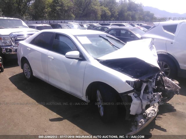 4T4BF1FK1CR204844 - 2012 TOYOTA CAMRY SE/LE/XLE WHITE photo 1