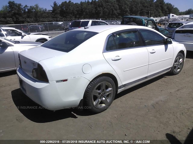 1G1ZH57B89F128834 - 2009 CHEVROLET MALIBU 1LT 白色 照片 4