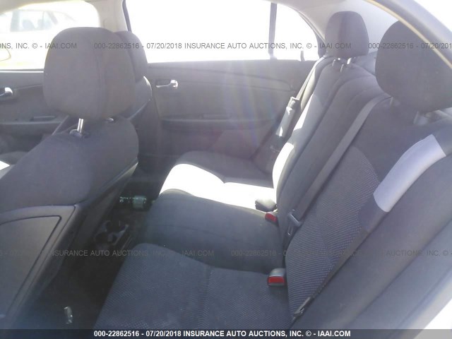 1G1ZH57B89F128834 - 2009 CHEVROLET MALIBU 1LT 白色 照片 8