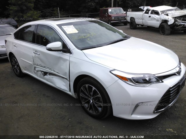 4T1BK1EBXGU204726 - 2016 TOYOTA AVALON XLE PLUS/PREMIUM/TOUR/LTD WHITE photo 1
