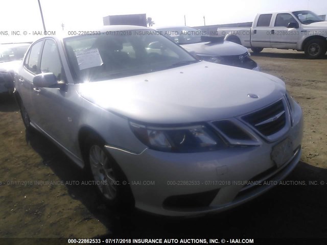 YS3FB49Y981014644 - 2008 SAAB 9-3 2.0T SILVER photo 1