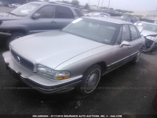 1G4HR52K9TH421186 - 1996 BUICK LESABRE LIMITED TAN photo 2