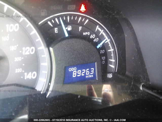 4T1BF1FK9DU665155 - 2013 TOYOTA CAMRY L/SE/LE/XLE 红色 照片 7