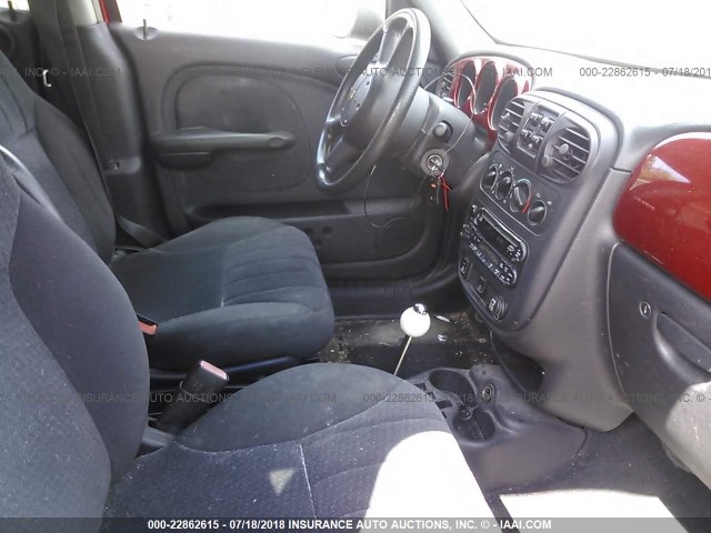 3C4FY48B23T644719 - 2003 CHRYSLER PT CRUISER CLASSIC 红色 照片 5