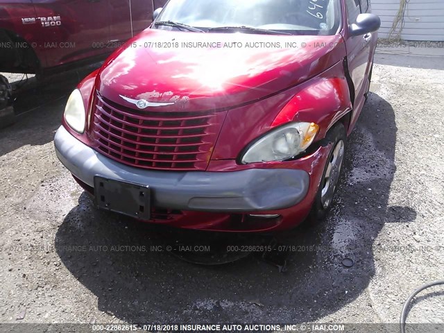 3C4FY48B23T644719 - 2003 CHRYSLER PT CRUISER CLASSIC RED photo 6