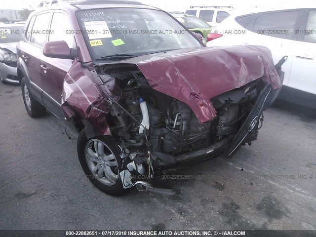 KM8JN12D66U332436 - 2006 HYUNDAI TUCSON GLS/LIMITED RED photo 6