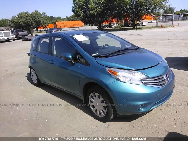 3N1CE2CP2FL414172 - 2015 NISSAN VERSA NOTE S/S PLUS/SV/SL/SR BLUE photo 1