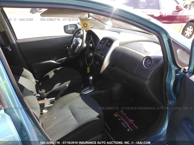 3N1CE2CP2FL414172 - 2015 NISSAN VERSA NOTE S/S PLUS/SV/SL/SR BLUE photo 5