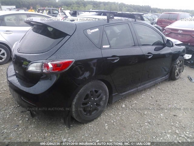 JM1BL1L43D1814244 - 2013 MAZDA SPEED 3 黑色 照片 4
