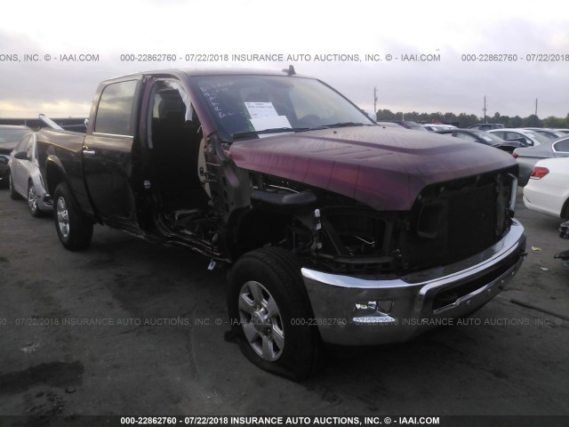 3C6UR5GL9HG733828 - 2017 RAM 2500 LONGHORN MAROON photo 1