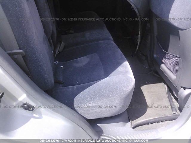 KM8SC13D34U743914 - 2004 HYUNDAI SANTA FE GLS/LX SILVER photo 8