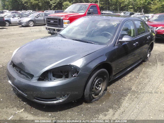 2G1WC5E30F1137351 - 2015 CHEVROLET IMPALA LIMITED LTZ GRAY photo 2