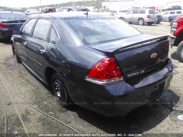 2G1WC5E30F1137351 - 2015 CHEVROLET IMPALA LIMITED LTZ GRAY photo 3