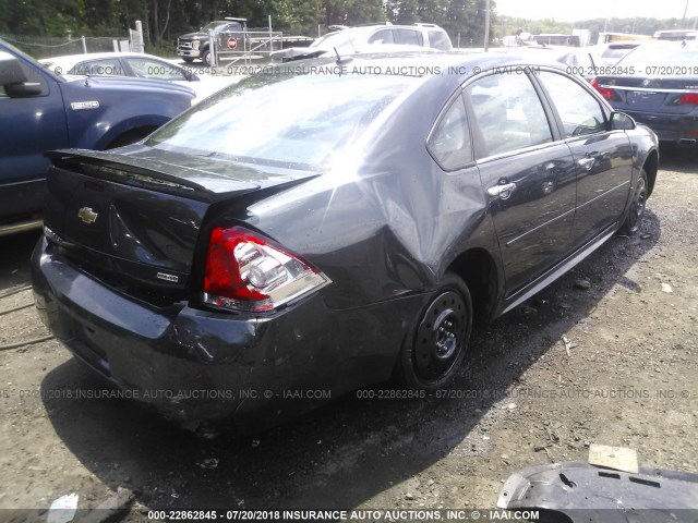 2G1WC5E30F1137351 - 2015 CHEVROLET IMPALA LIMITED LTZ GRAY photo 4