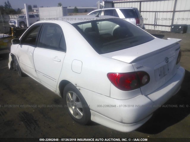 1NXBR32E06Z671545 - 2006 TOYOTA COROLLA CE/LE/S WHITE photo 3