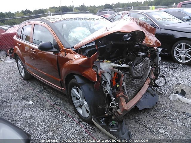 1B3CB3HA7BD104861 - 2011 DODGE CALIBER MAINSTREET ORANGE photo 1