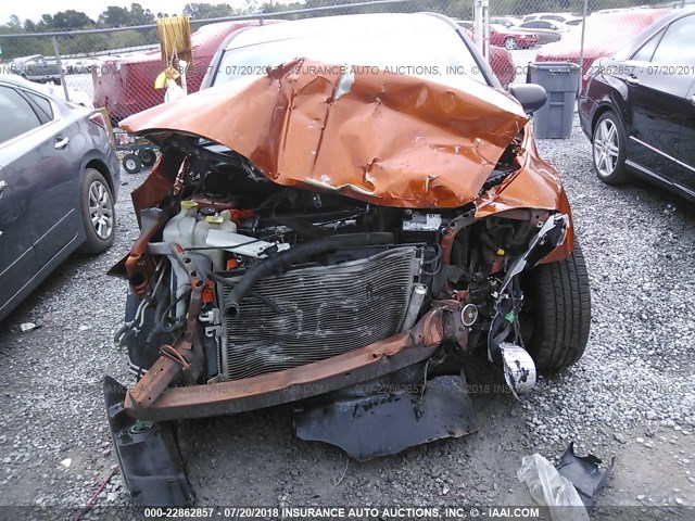 1B3CB3HA7BD104861 - 2011 DODGE CALIBER MAINSTREET ORANGE photo 6