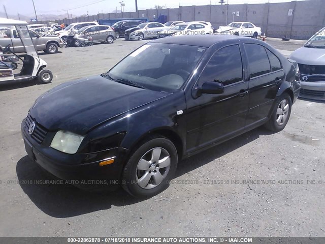 3VWRK69M53M130476 - 2003 VOLKSWAGEN JETTA GL BLACK photo 2