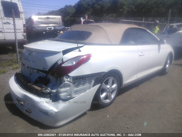 4T1FA38P57U131353 - 2007 TOYOTA CAMRY SOLARA SE/SLE თეთრი ფოტო 4