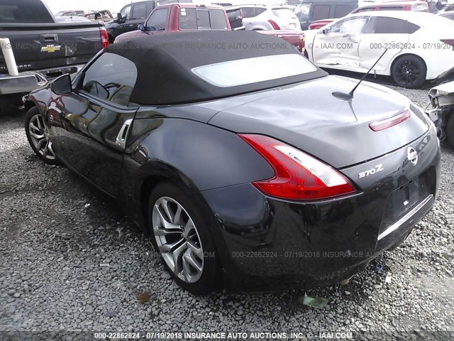 JN1AZ4FH9AM303368 - 2010 NISSAN 370Z BLACK photo 3