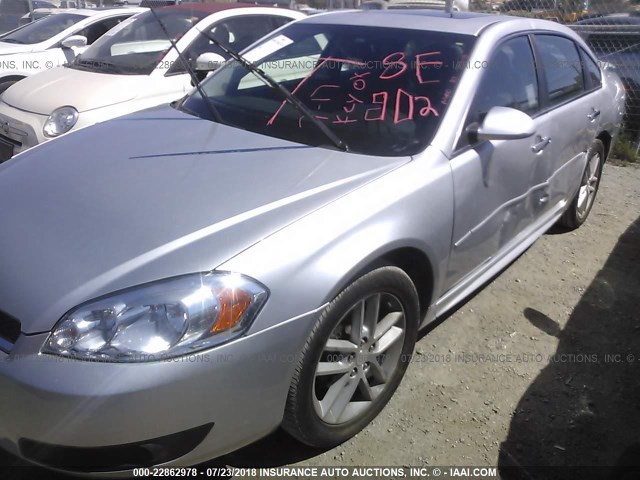 2G1WC5E37C1332195 - 2012 CHEVROLET IMPALA LTZ SILVER photo 6