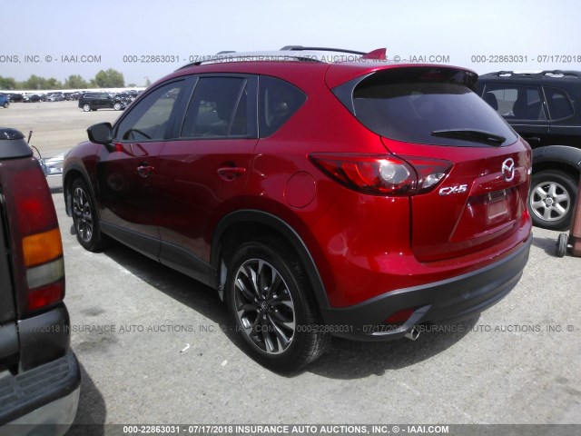 JM3KE2DY6G0854904 - 2016 MAZDA CX-5 GRAND TOURING RED photo 4