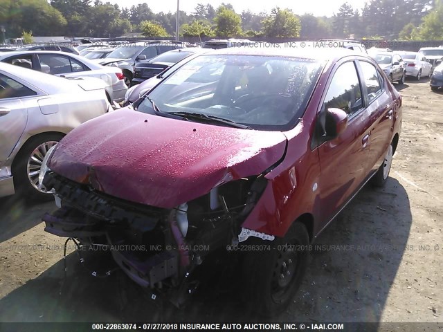 ML32F3FJ0JHF00287 - 2018 MITSUBISHI MIRAGE G4 ES Qırmızı foto 2