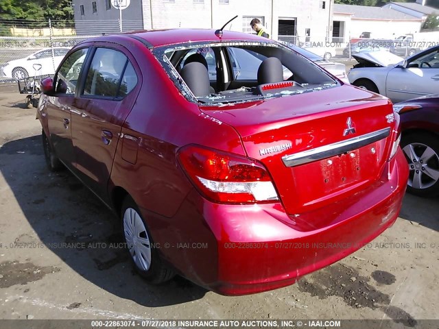 ML32F3FJ0JHF00287 - 2018 MITSUBISHI MIRAGE G4 ES Qırmızı foto 3