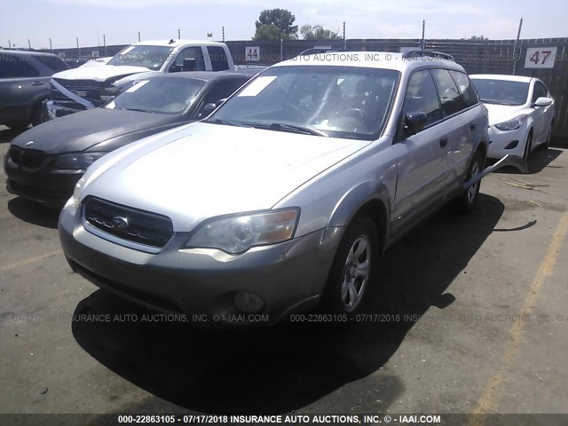 4S4BP61C376311778 - 2007 SUBARU LEGACY OUTBACK 2.5I SILVER photo 2