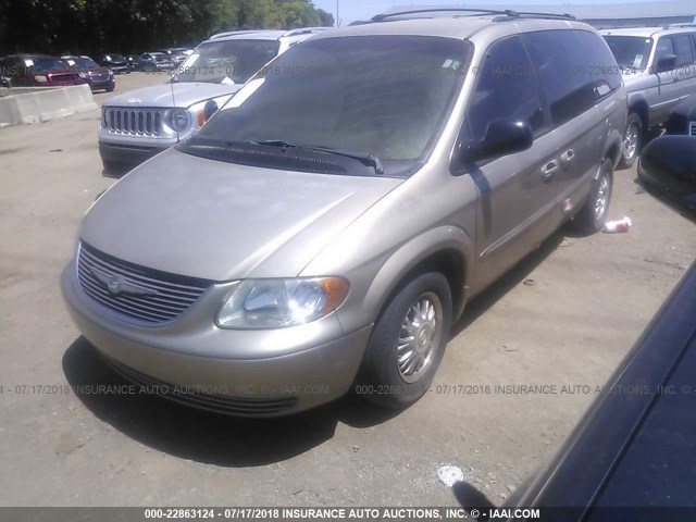 2C4GP34312R628884 - 2002 CHRYSLER TOWN & COUNTRY EL TAN photo 2