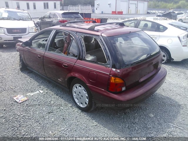 1G8ZK8278VZ278782 - 1997 SATURN SW2 RED photo 3