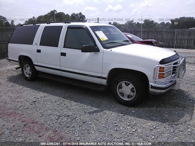 3GKEC16R4XG537358 - 1999 GMC SUBURBAN C1500 WHITE photo 1