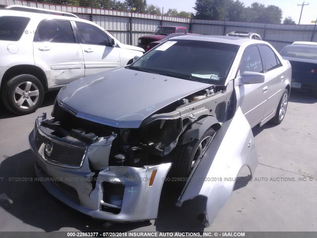 1G6DN56S450125201 - 2005 CADILLAC CTS-V SILVER photo 2