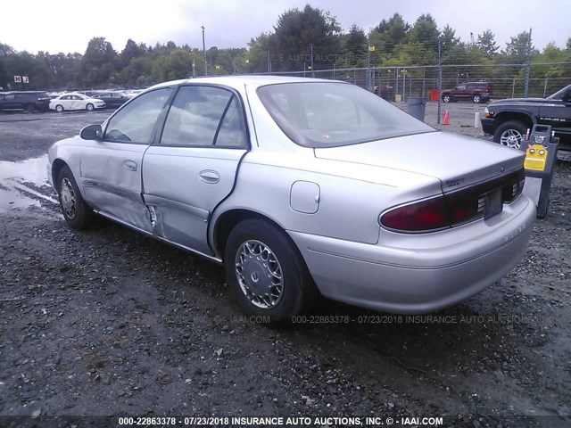 2G4WS52J321277932 - 2002 BUICK CENTURY CUSTOM SILVER photo 3