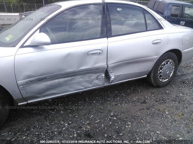 2G4WS52J321277932 - 2002 BUICK CENTURY CUSTOM SILVER photo 6