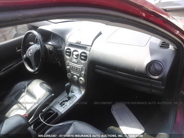 1YVHP80D945N97782 - 2004 MAZDA 6 S RED photo 5