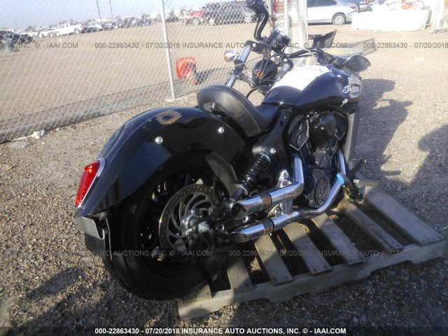 56KMSB114J3129447 - 2018 INDIAN MOTORCYCLE CO. SCOUT SIXTY BLACK photo 4