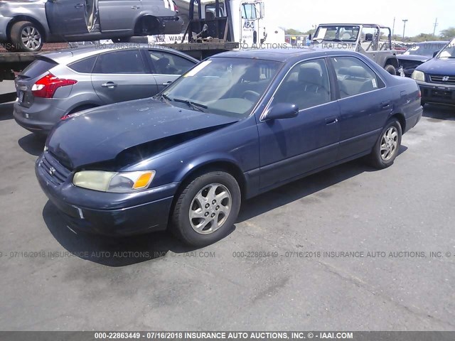 JT2BF28K1X0165051 - 1999 TOYOTA CAMRY LE/XLE BLUE photo 2