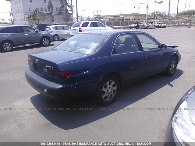 JT2BF28K1X0165051 - 1999 TOYOTA CAMRY LE/XLE BLUE photo 4