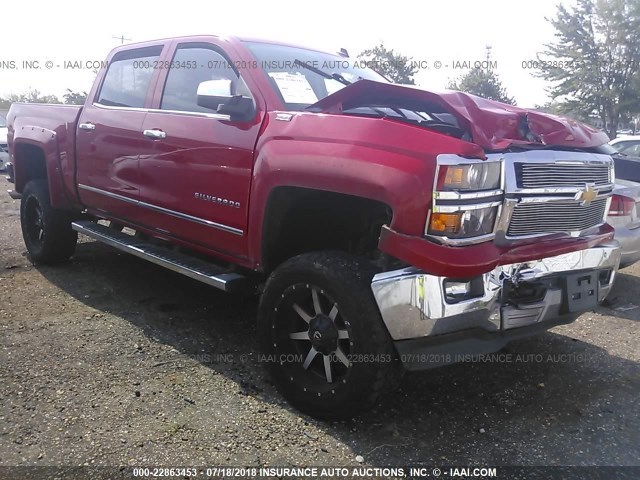 3GCUKSEC9EG214112 - 2014 CHEVROLET SILVERADO K1500 LTZ RED photo 1