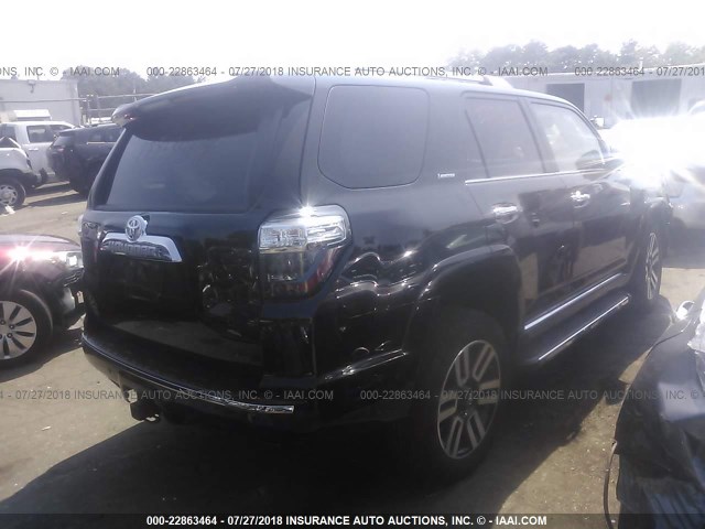 JTEBU5JR5H5462460 - 2017 TOYOTA 4RUNNER SR5 PREM/LTDL/TRAIL/TRD BLACK photo 4