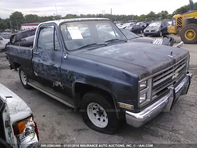 2GCDC14H7G1204887 - 1986 CHEVROLET C10 GRAY photo 1